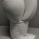 C CUSHION LAB Deep Sleep Pillow, Patented Ergonomic Contour Design for Side & Back Sleepers, Orthopedic Cervical Shape Gently Cradles Head & Provides Neck Support & Shoulder Pain Relief - Calm Grey