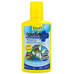 2 PCS Tetra AquaSafe Plus, 8.45 Ounces, aquarium Water Conditioner And Dechlorinator, Model Number: 46798162681