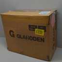 GLAHODEN Air Hose Reel 100 Ft Retractable, 3/8 in x 100 Ft Hybrid Hose Air Compressor Hose Reel with 6 Ft Lead in Max 300 PSI Patented Design for Any Length Lock 180Swivel Bracket Quick Coupler