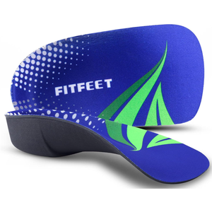 FitFeet Arch Support Inserts Women Men, 3/4 Orthotics Shoe Insoles for Plantar Fasciitis, Flat Feet, OverPronation, Relief Heel Spur Pain, high Arch, Heel Cushion Increase Insoles, L