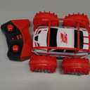 MaxTronic Amphibious Remote Control Car,Rechargeable RC Cars Toy 360 Flips Rotation Stunt Crawler 15KM/H 4WD All Terrain Outdoor Indoor Toy for Kids Boys Girls 3-12 (Red)