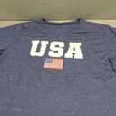 NEWKA American Flag V-Neck Shirts for Women USA Patriotic T-Shirt 4th of July Tee Tops,2XL