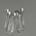 DRKIO Stainless Steel Toddler Spoons Set - 12 Pieces Kids Spoons Set Children Safe Food Grade Kids Silverware Small Spoon Metal Toddler Utensils Dishwasher Safe Mirror Polished