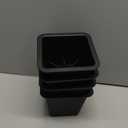 Ihomepark Bed Risers 4 Inch Heavy Duty, Square Furniture Frame Lift for Couch, Chair, Desk, Sofa and Bunk Bedpost, Set of 4