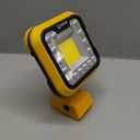 20V LED Work Light for Dewalt: 90W 9000LM 8" Portable Battery Powered Lights, 3 Modes Integrated Spotlight & Floodlight with USB & Type-C and Low Voltage Protection Ideal for Workshop (No Battery)