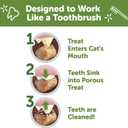 Wellness WHIMZEES Cat Dental Treats, Freshens Breath, Chicken and Salmon Flavor, 4.5 oz Bag (EXP 03/31/28)