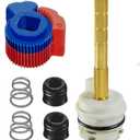 ALITZ DA603567 Shower Cartridge Replacement for Danze, Glacier Bay, Pegasus Tub Faucet | Brass Stem with Temp Limit Stop | Includes 2 Springs & 2 Seats | Leak-Proof & ADA Compliant Repair Kit