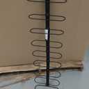 Wall Mounted Rack: 9 Bottle Metal Holder - Wall Storage Organizer Shelf