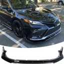Front Bumper Lip Splitter Spoiler Fit for Toyota Camry SE XSE 2021 2022 2023 2024 Sedan,3pcs Kit Accessories Air Chin Body Protector (Glossy Black)