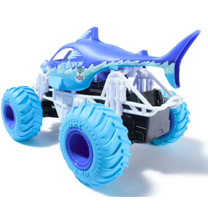 Monster Jam, Megalodon Ice RC Monster Truck in 1:24 Scale, Kids Toys for Boys