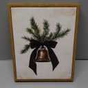 Rustic Christmas Bell Print, Neutral Christmas Printable Wall Art, Vintage Style Seasonable Wall Art, Cottagecore Christmas Decor, 12x16"