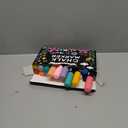 Window Chalk Markers for Glass Washable, 20 Colors Jumbo Liquid Chalk Marker with 10mm 3 in 1 Nib Thick Wide Tips, Big Chalkboard Markers, Car Paint Pen for Auto, Bistro, Mirror, Poster, Blackboards