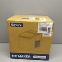 Ice Makers Countertop, 26.5Lbs/24H Ice Machine with 2 Sizes Bullet Ice, 9 Ice Cubes Release in 6 Mins, Self-Cleaning Portable Ice Maker with Ice Scoop and Basket for Home Kitchen Office Bar RV