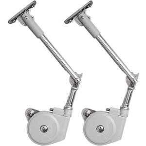 Lid Stay 105 Degree Open with Soft Close, Lid Support for Toy Box and Upward Top-Opening Flap Doors 2 Pack, Easy to Install