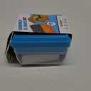 Fit & Fresh Sandwich and Snack Set, Dual Container with Ice Pack, Adult and Kids Lunch Container, Sandwich Container for Lunch Box, Blue