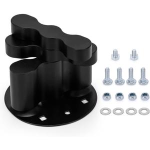 Gas Can Mount Lock Double Locking Mount for Standard Gasoline, Fuel Tank, Water Packs, Cargo Racks Handle Fuel Tank Bracket