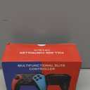 Wireless Switch Controller for Nintendo Switch/Switch 2/Lite/OLED Controller, Switch Controller with a Mouse Touch Feeling on Back Buttons, Extra Switch Pro Controller with Wake-up,Programmable, Turbo Function (Red+Blue)