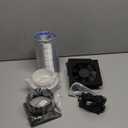 3D Printer Enclosure Ventilation Kit with 180CFM 4" Exhaust Fan  Fume Extractor with Sealed Port & Backdraft Valve, Wall/Window Mountable for Non-Ventilated Enclosures