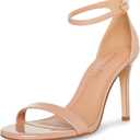 Steve Madden Women's Brazen Heeled Sandals (Beige, 6M)