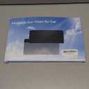 NAZZO Car Visor Extender Sun Blocker, Polarized Sunvisor Extension with Removable Magnetic PC Lens, Anti Glare Car Visor Extended for Safe Driving, Universal for SUV, Family Automotive, Black