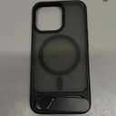 Temdan Magnetic Compatible with iPhone 13 Pro Case, [Built-in Invisible Kickstand][Compatible with MagSafe] [Military Grade Shockproof] Slim Translucent Matte Phone Case for iPhone 13 Pro 6.1" (Black)