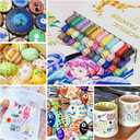 36 Colors Acrylic Paint Pens With Gold and Siliver Mettallic Color, Dual Tip Brush and Fine, Acrylic Markers for Rock Painting, Wood, Canvas, Fabric, Paper, DIY Crafts Making Art Supply