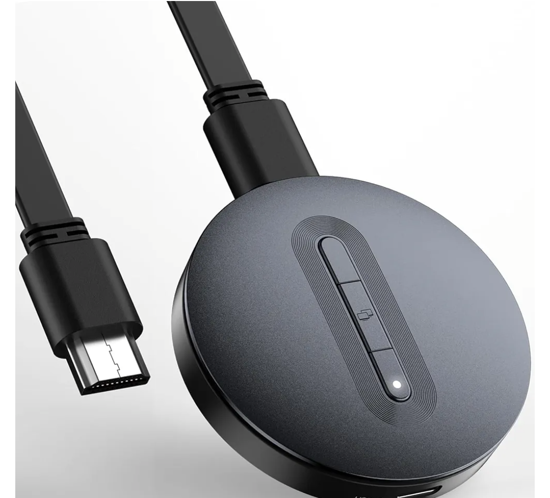 Wireless HDMI Display Dongle Adapter – Miracast Dongle, DLNA, AirPlay - Plug & Play Video/Audio Streaming from Laptop, PC, Smartphone to HDTV, Projector, Monitor