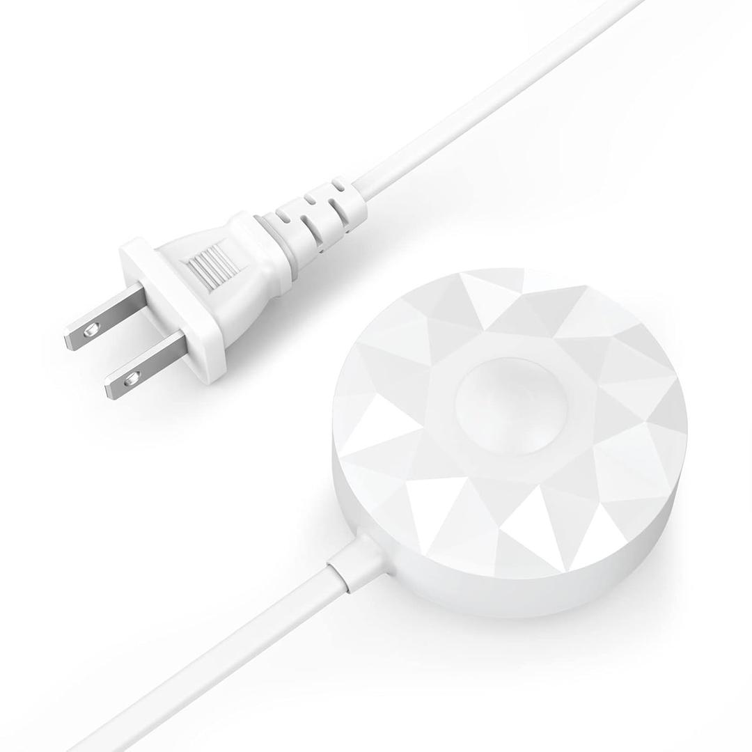 Charger for Oral-B iO Series 7 8 9 Electric Toothbrush, Compatible with Braun Oral B iO Series 7 Series 8 Series 9 Magnetic Charging Base Power Adapter Replacement Model 3768 Power Supply Cord (White)