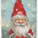 Christmas Traditional Gnome Print Phone Case for iPhone 17 Air with Shockproof TPU Protection, Wireless Charging Compatible, and Anti-Yellowing, Clear Edge