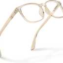 CCVOO Reading Glasses for Women/Men, Eyeglasses, Blue Light Readers for Women/Men, Computer Eye Glasses, Cheaters (Champagne), 2.25x