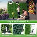 Artificial Grass Wall Panels,40"x120" (33.33 SQFT) Boxwood Roll