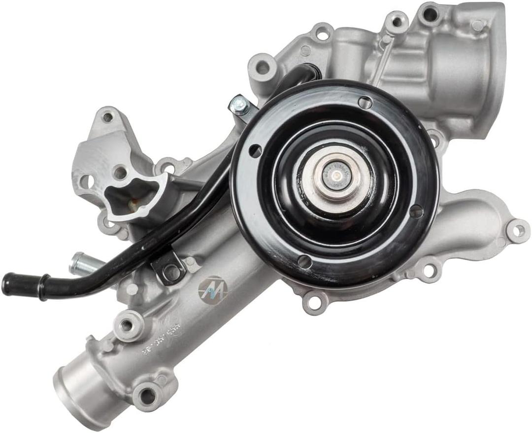 Melling Water Pump, Mechanical, Black Pulley, 4.67 in Hub Height, Aluminum, Natural Melling Water Pump, Mechanical, Black Pulley, 4.67 in Hub Height, Aluminum, Natural