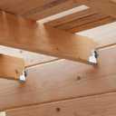 20 Pcs 2X4 Joist Hanger Tie Brackets 18 Gauge Galvanizing Face Mount Joist Hangers for Wood Hurricane Ties Widely Applicable Rafter Ties