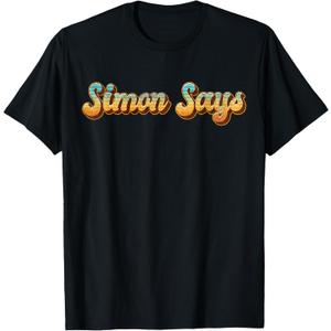 Simon Says Shirt Childhood Games From the 80s Or 90s Costume T-Shirt 2XL