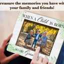 love at first sight picture frames for new grandparents, gifts for birthday christmas thanksgiving, When a Baby is Born so are Grandparents frame new baby gifts for firts time grandparents -06