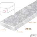 48 Inch Natural Marble Bidesplash for Bathroom Vanity Sink Top,Universal Bathroom Vanity Backsplashes,48 in. W x 4 in. H Backsplash in Carrara Marble