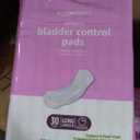 Amazon Basics Incontinence, Bladder Control & Postpartum Pads for Women, Unscented, Ultimate Absorbency, Long Length, 60 Count (2 Packs of 30)