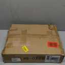 Vagusicc Black Nightstand with Charging Station, End Table with Fabric Drawer, Small Side Table with 2-Tier Storage Shelves, 25.4" Tall Bedside Table, Black Night Stand for Bedroom, Living Room, Dorm (Black (1 Pack))