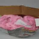 Sattiyrch Faux Fur Christmas Tree Skirt,Pink Xmas Decorations for 5ft Christmas Tree (Pink, 36in)