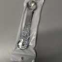 2PCS 1/2tsp(2.5ml) Single Measuring Spoon, Stainless Steel Embossed Measure Scoop Only, Individual Spoon for Cooking and Baking