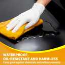 Neoprene Solid Rubber Sheet, 1/8" Thick x 80" x 40", Heavy Duty High Temp Resistant Waterproof Anti-Slip for Flooring Gaskets DIY Projects - Black