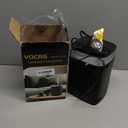 Small Portable Space Heater for Indoor Use - VOCRS 1500W PTC Electric Heater with Thermostat, Remote Control, 12H Timer, Eco and Fan Mode, Rapid and Safe Heating for Bedroom, Office