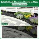 Mulch Glue for Landscaping, 1.1 Gallon Rock Glue for Pea Gravel Stabilizer