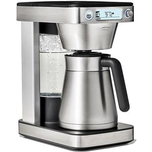 OXO Brew 12-Cup Coffee Maker With Podless Single-Serve Function,Silver