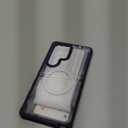 CENHUFO Magnetic Privacy for Samsung Galaxy S24 Ultra Case, Full Body Phone Case with Built-in Privacy Screen Protector and Camera Lens Cover, Anti Peep Shockproof Protective Clear Bumper - Purple