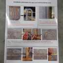 Tableclothsfactory 8ft Gold Spandex Fitted Open Arch Backdrop Cover, Double-Sided U-Shaped Wedding Arch Slipcover