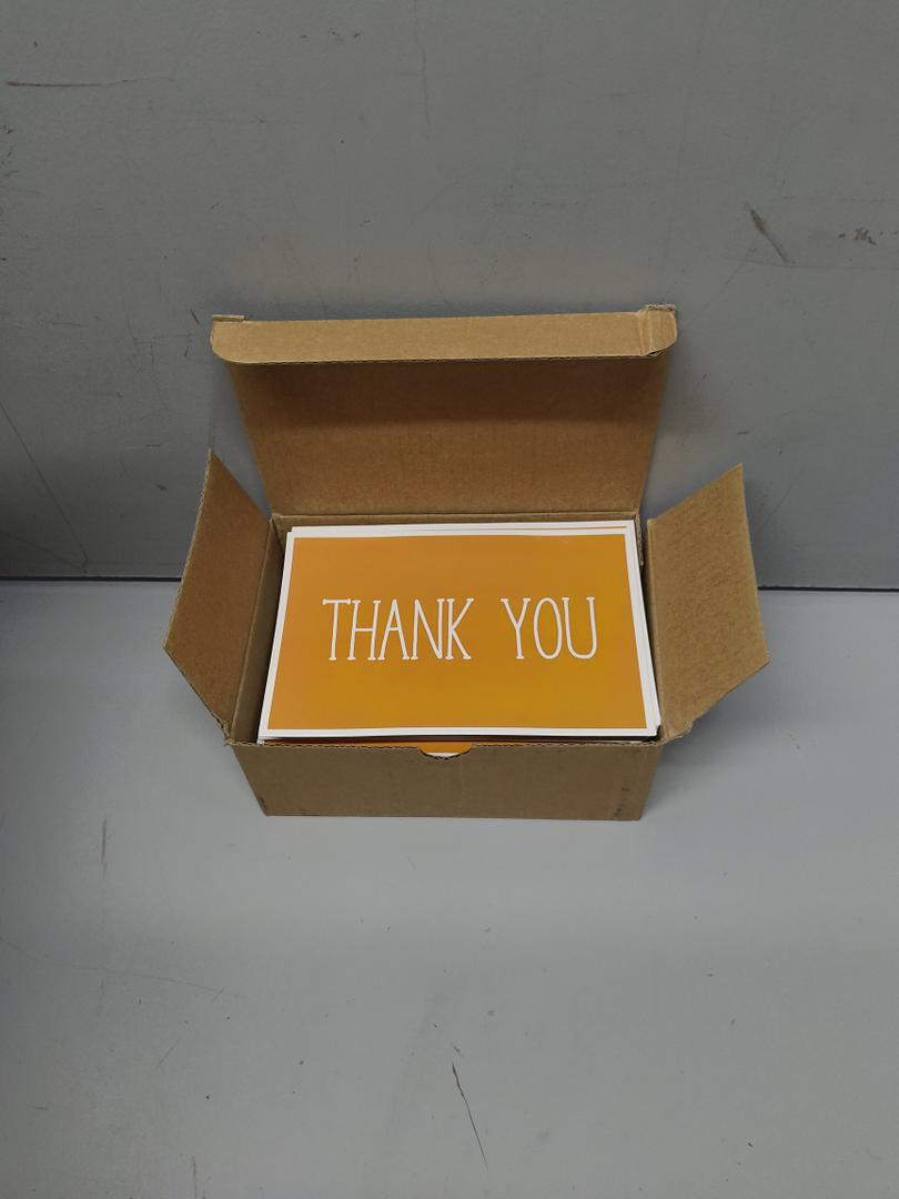 48 Pcs Thank You Blank Note Card Set