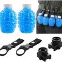 Orby Gel Ball Blaster Splatter Ball Accessories Include Bottle Hopper*2 Tactical Lanyard*2 Adapter*2