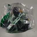 QUMY Dog Shoes for Small Dog, Puppy Dog Boots & Paw Protectors for Winter, Summer Hot Pavement, Waterproof in Rain Weather, Ourdoor Walking, Indoor Hardfloor with Anti Slip Rubber Soles Black Size 1