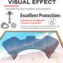 No Fog Football Visor, Youth and Adult Football Helmet Viosor. Facial Protection Visor for Football Helmet Accessories, Shock Resistance, Scratch Resistant, UV Block, Reduces Glare,OK Clarity (Bright Black)